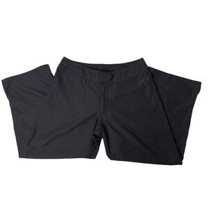 Patagonia Kokawe Wide Leg Cropped Black Hiking Outdoor Pants Gorpcore Women’s 6
